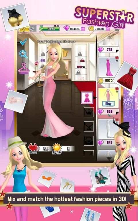 Superstar Fashion Girl 4 تصوير الشاشة