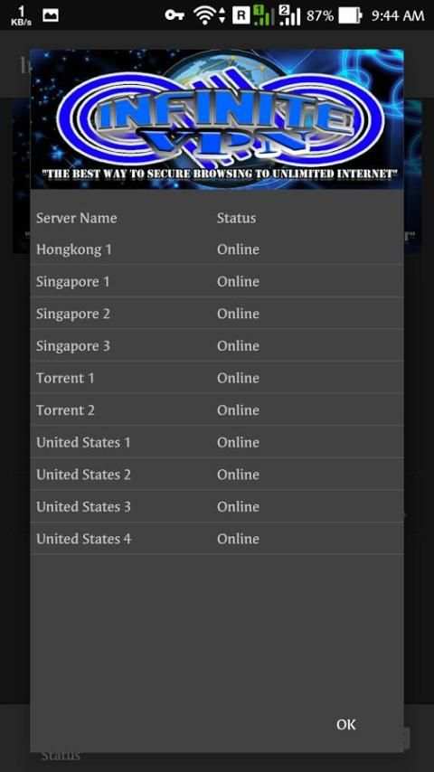 Infinite VPN screenshot 5