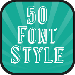 50 Font Style आइकन