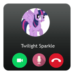 Calling Twilight Sparkle Prank icon