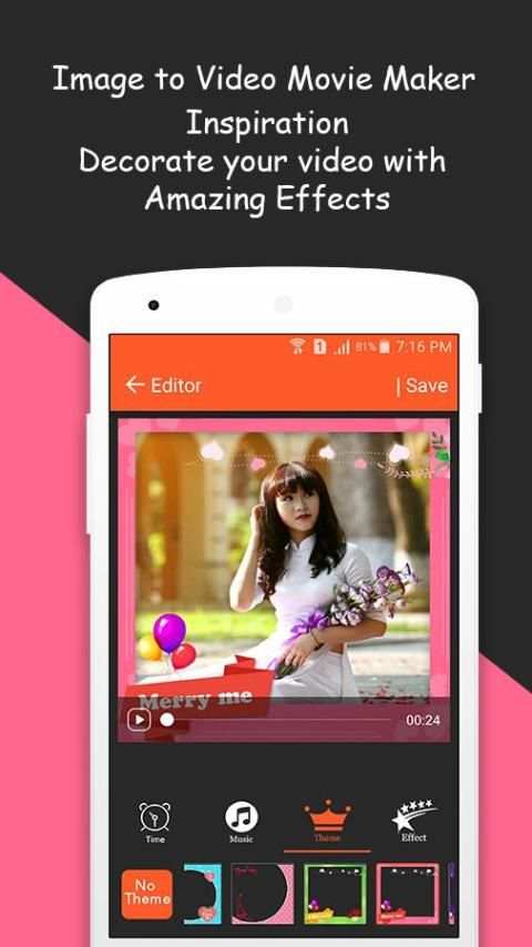 Image to Video movie maker स्क्रीनशॉट 2