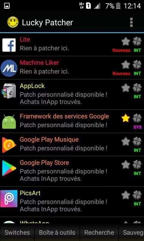 Lucky Patcher 2 تصوير الشاشة