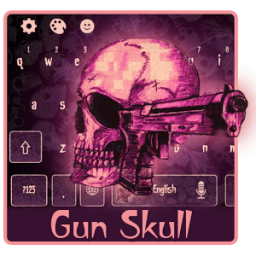 Пурпурный пистолет-пулемет иконка