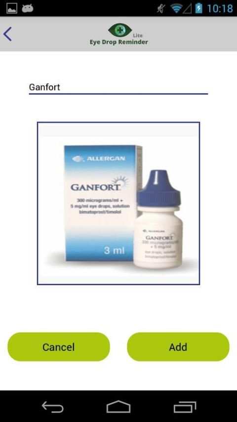 Eye Drop Reminder Lite скриншот 2