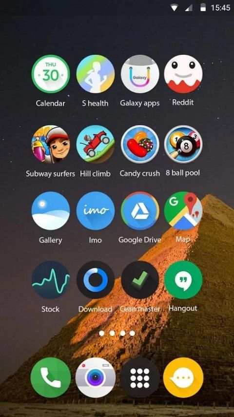 Theme For Android O / Oreo 8.0 1 تصوير الشاشة