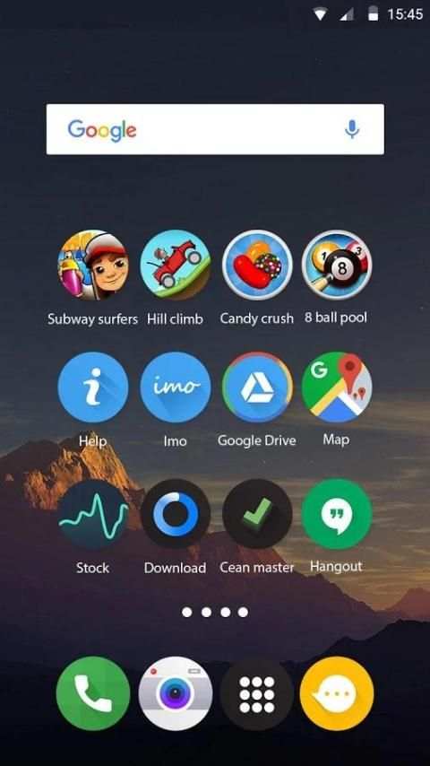 Theme For Android O / Oreo 8.0 2 تصوير الشاشة