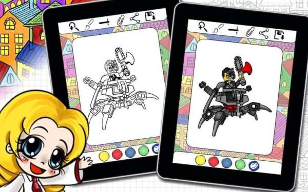 Coloring Book Ninjago Game screenshot 1