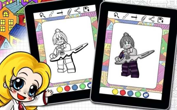 Coloring Book Ninjago Game screenshot 2