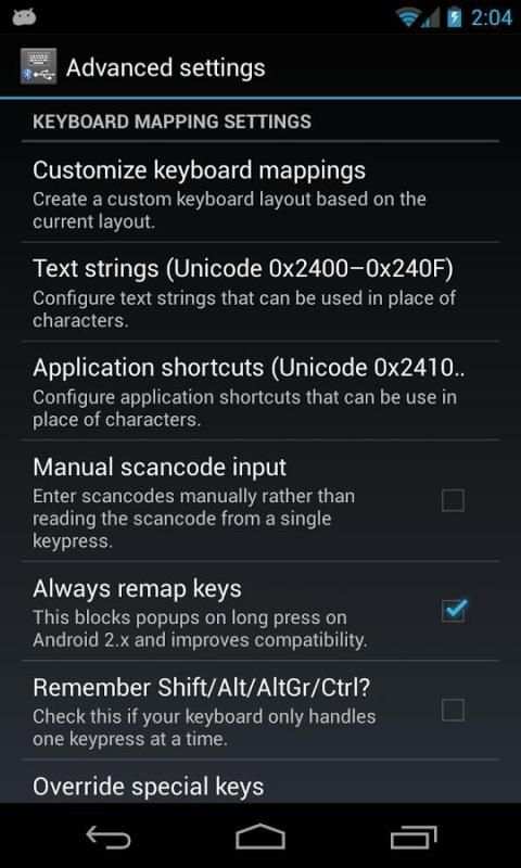 External Keyboard Helper Demo 13 تصوير الشاشة