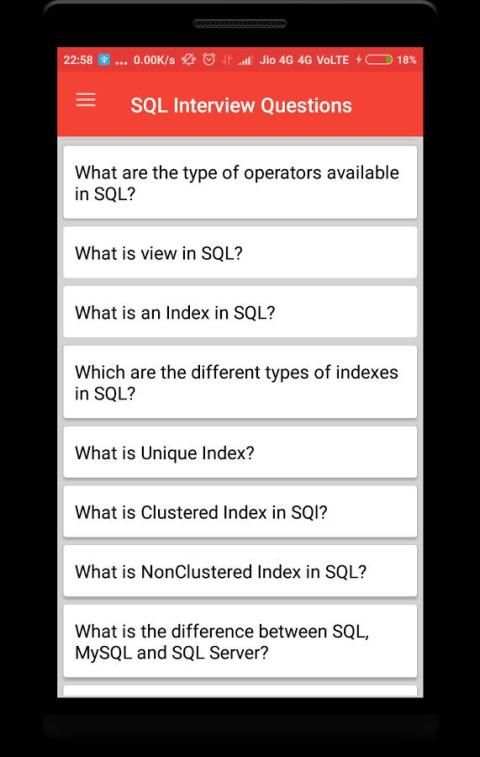 SQL Interview Questions скриншот 15