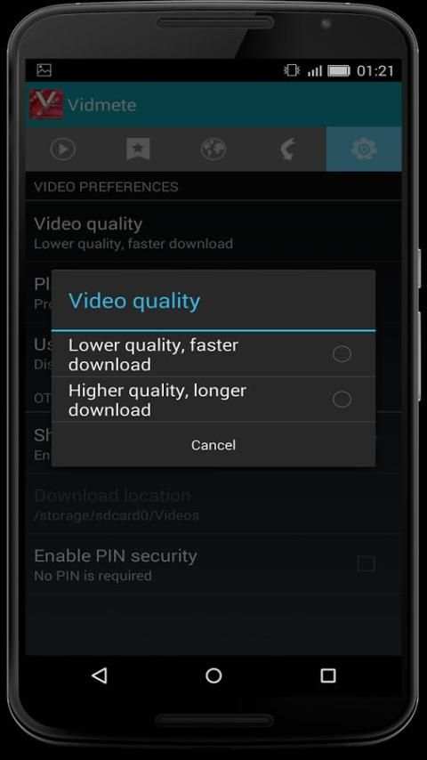 vidmete hd video download screenshot 4
