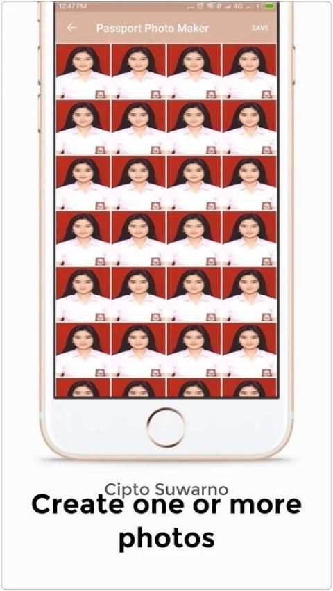 Passport Size Photo Maker 3 تصوير الشاشة