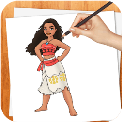 ikon Learn to Draw Moana NEW