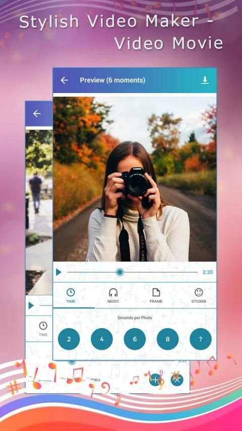 Stylish Video Maker - Video Movie स्क्रीनशॉट 1