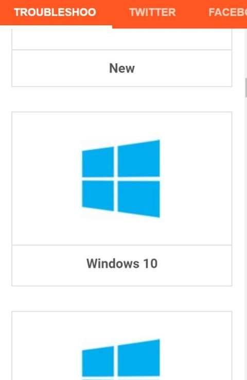 Troubleshooting screenshot 1