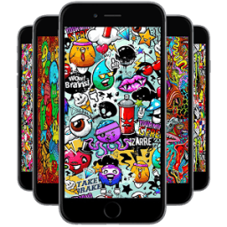 ikon Doodle Art Wallpapers