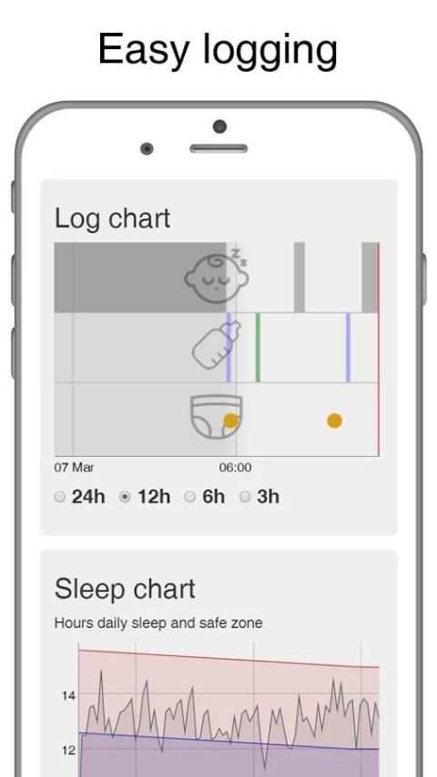BabyPi - Baby Sleep, Feed, Diaper Log Tracker скриншот 4