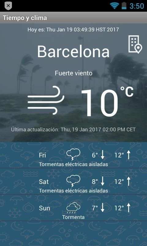 Tiempo y clima скриншот 5