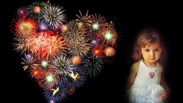 Fire Work Photo Frame 2 تصوير الشاشة