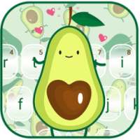 Avocado Fruit Keyboard Theme