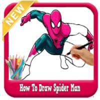 How to Draw : Spiderman *Easy Step*