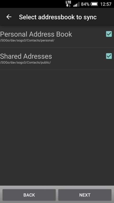 CardDAV-Sync free скриншот 4