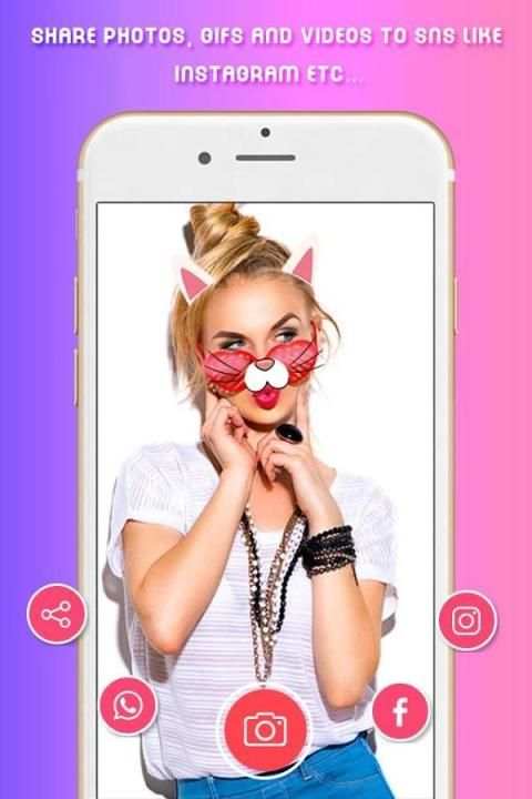 Cat face Camera Photo Editor 1 تصوير الشاشة