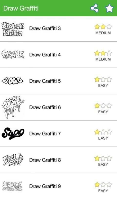 How To Draw :Graffiti screenshot 5