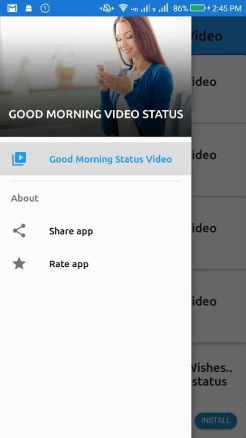 Good Morning Video Status स्क्रीनशॉट 1