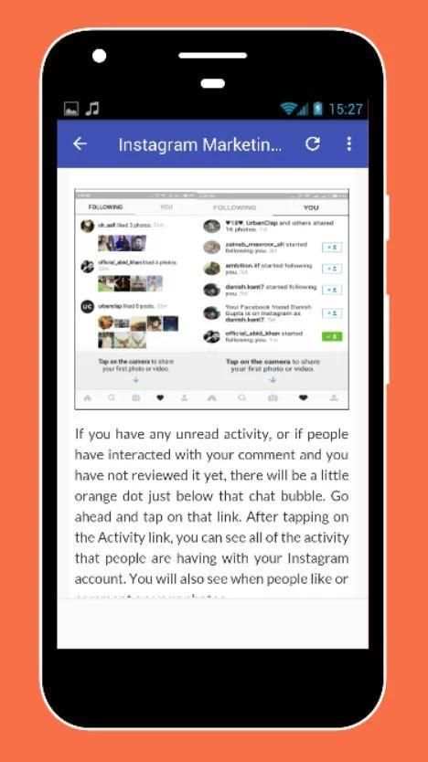 Tutorials for Instagram Marketing Offline скриншот 1