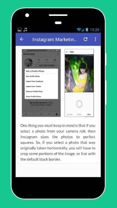 Tutorials for Instagram Marketing Offline скриншот 3
