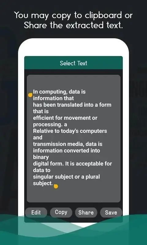 Copy Any Text: Screen Text Copy screenshot 1