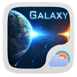 Galaxy Theme GO Weather EX أيقونة