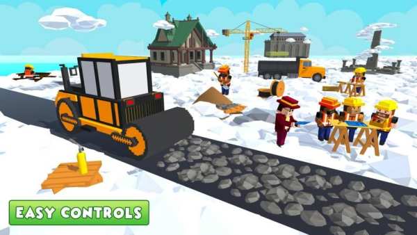 Clouds Road Builder : Roadworks Building Games