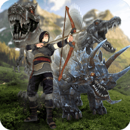 Охотница на Динозавров Роботов иконка