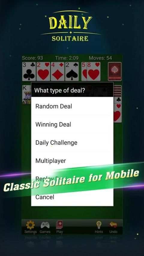 Daily Solitaire:Classic Solitaire скриншот 3