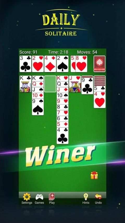 Daily Solitaire:Classic Solitaire скриншот 2
