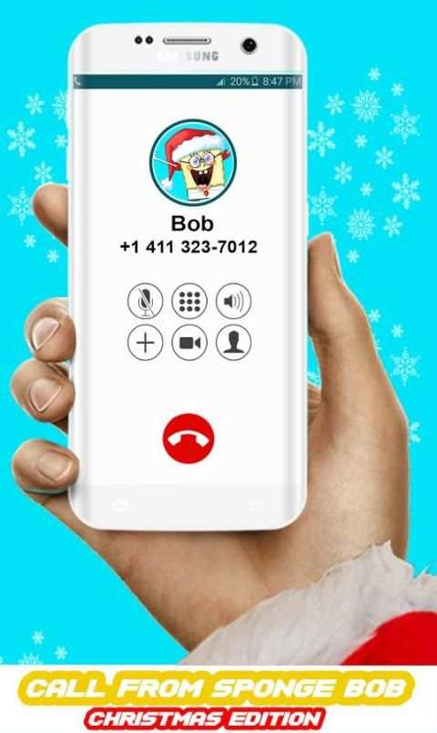Call From Sponge Bob (Christmas Edition) screenshot 2