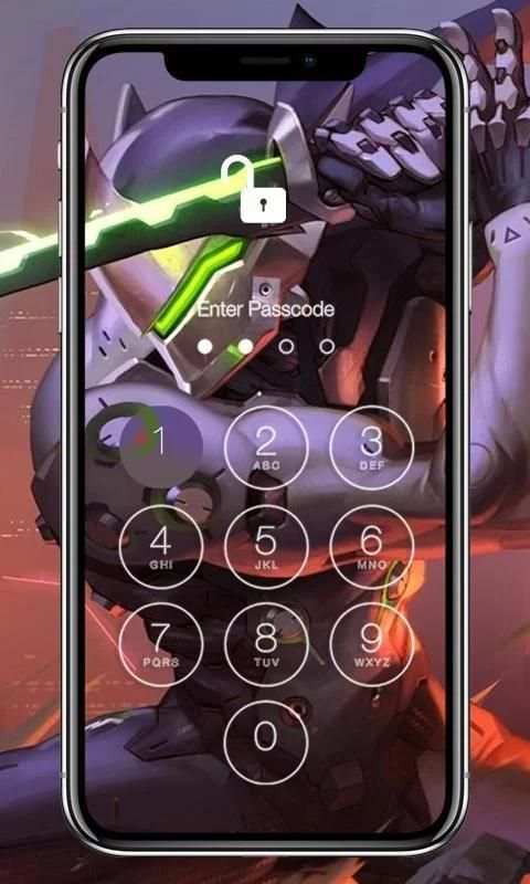 Genji HD Lock Screen screenshot 1