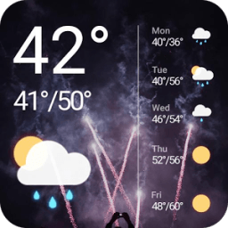 Weather Widget Clock Free أيقونة