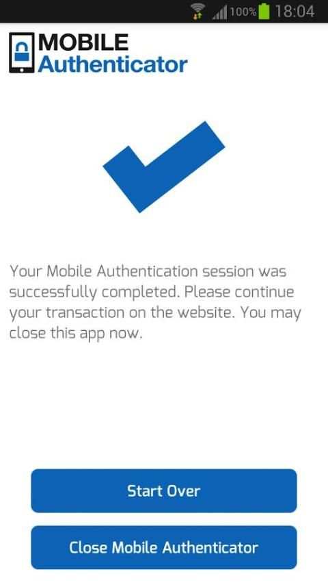 Mobile Authenticator 1 تصوير الشاشة