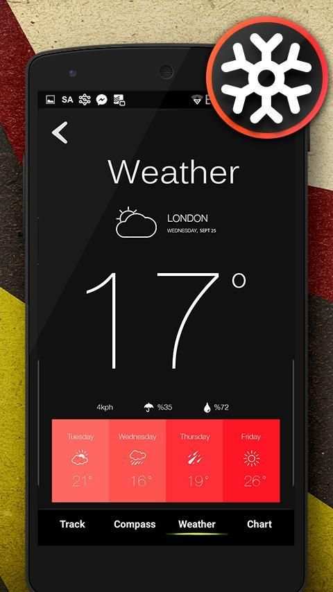 speedometer app HUD (mph) скриншот 1