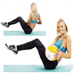 Abs Exercise for Women at Home icon