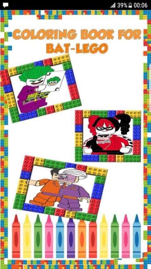 Coloring book for BAT-LEGO screenshot 8