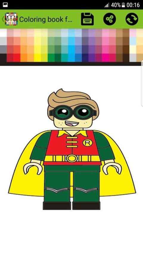 Coloring book for BAT-LEGO screenshot 6