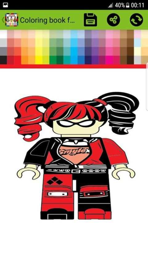 Coloring book for BAT-LEGO screenshot 3