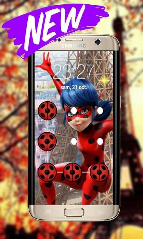 Pattern Lock Screen Ladybug скриншот 3