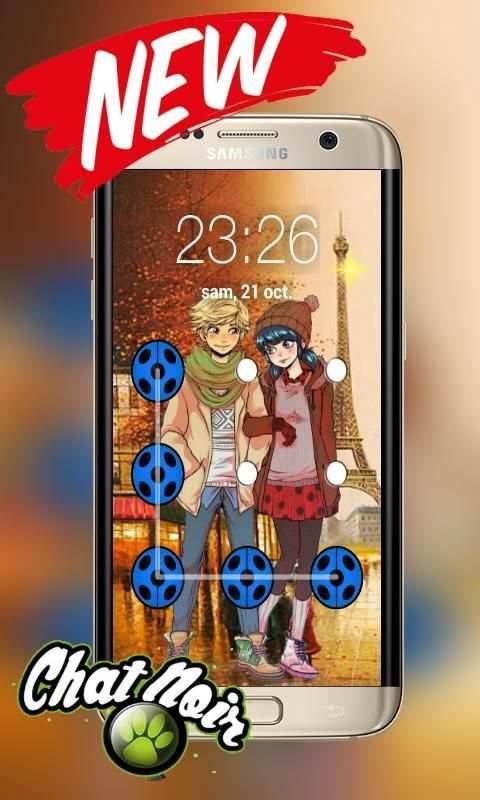 Pattern Lock Screen Ladybug 4 تصوير الشاشة