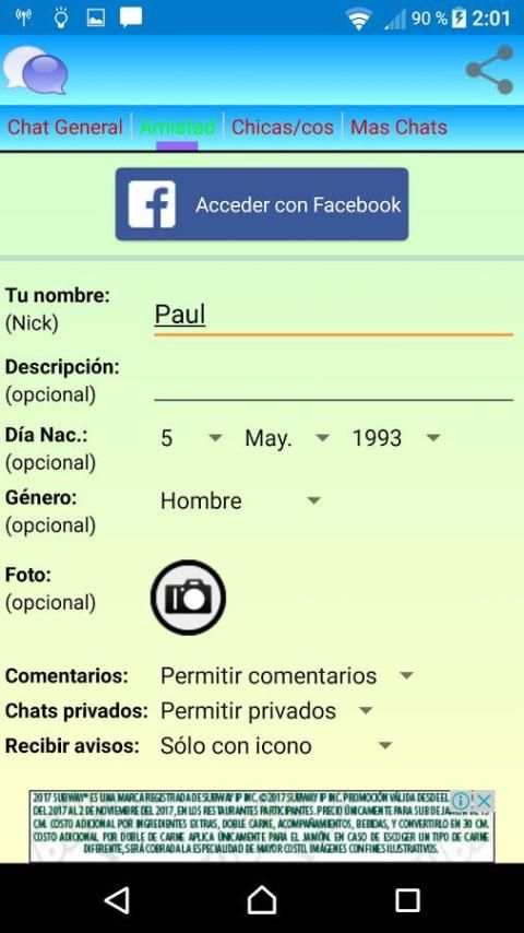Chat Messenger screenshot 2