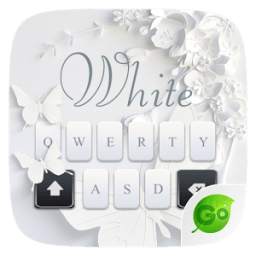 White GO Keyboard Theme